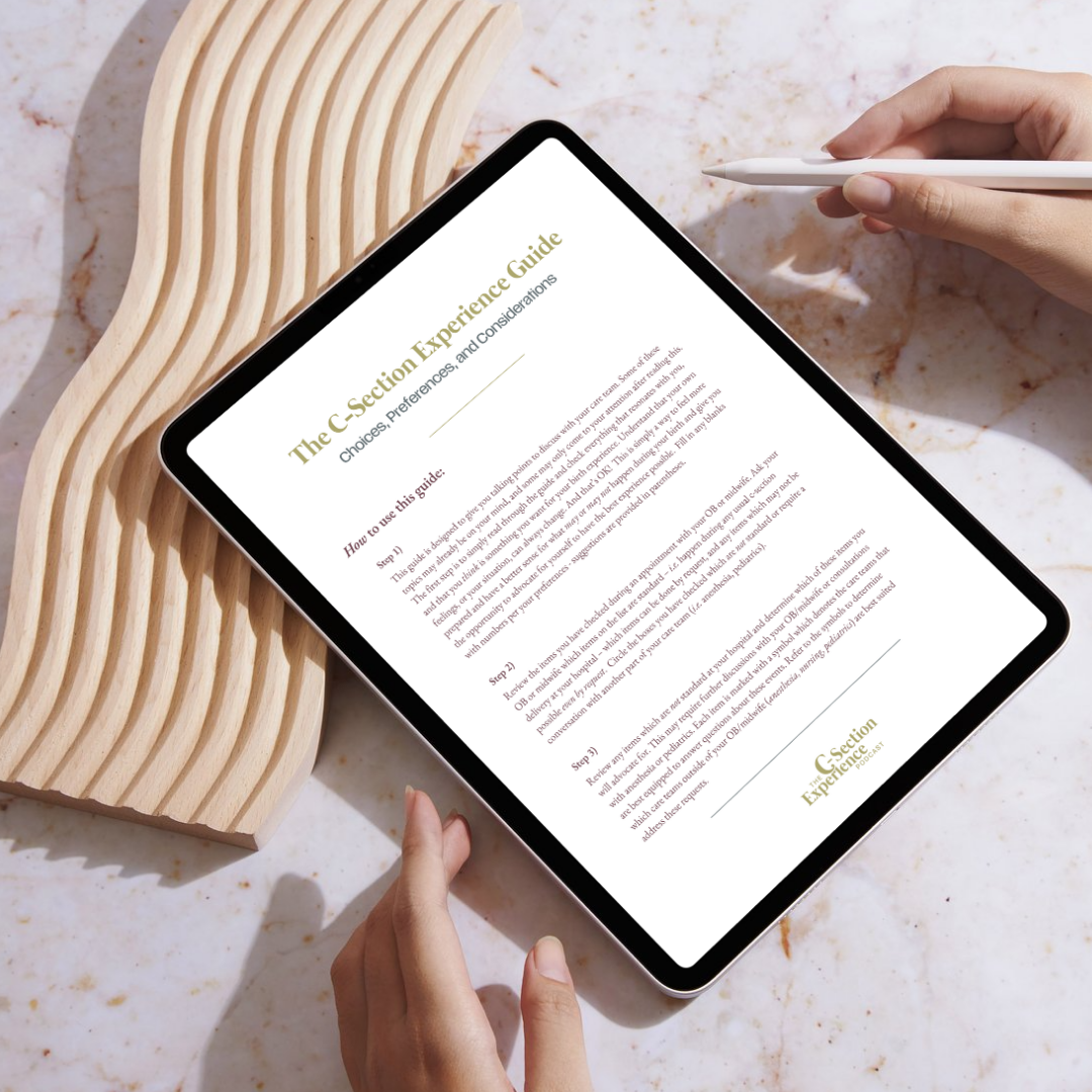 C-Section Guide FREEBIE!